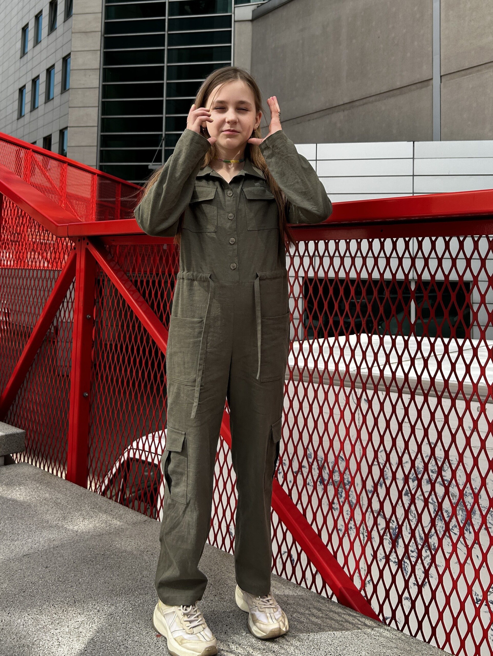 0007 overalls pattern for a teenage girl